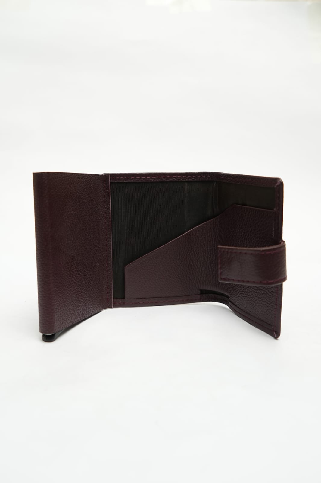 Sj Leather Metal card Holder