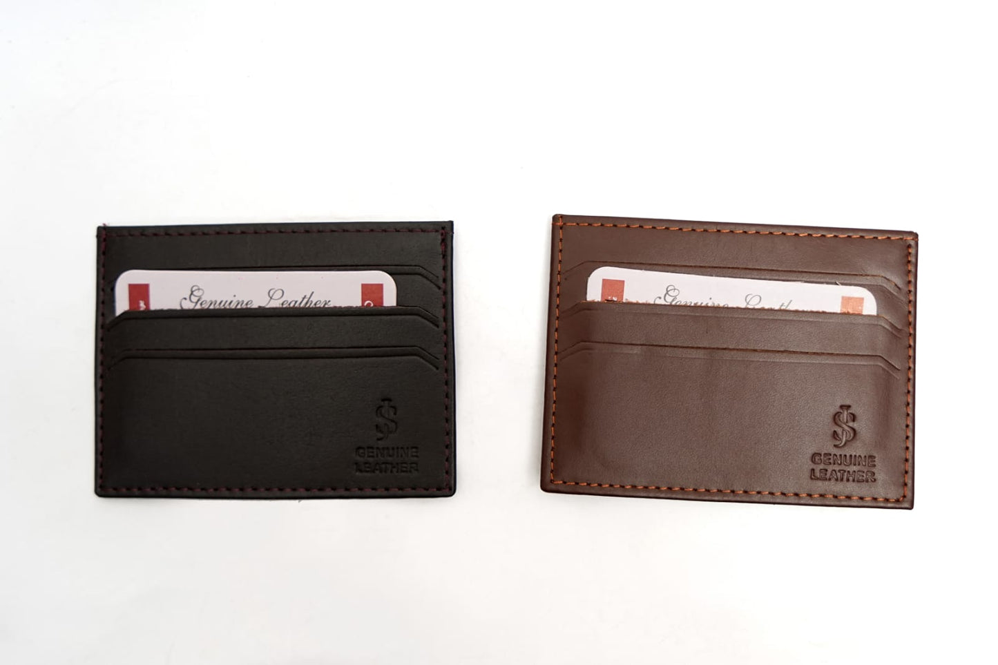 Sj Leather Slim card case handcrafted with naapa leather