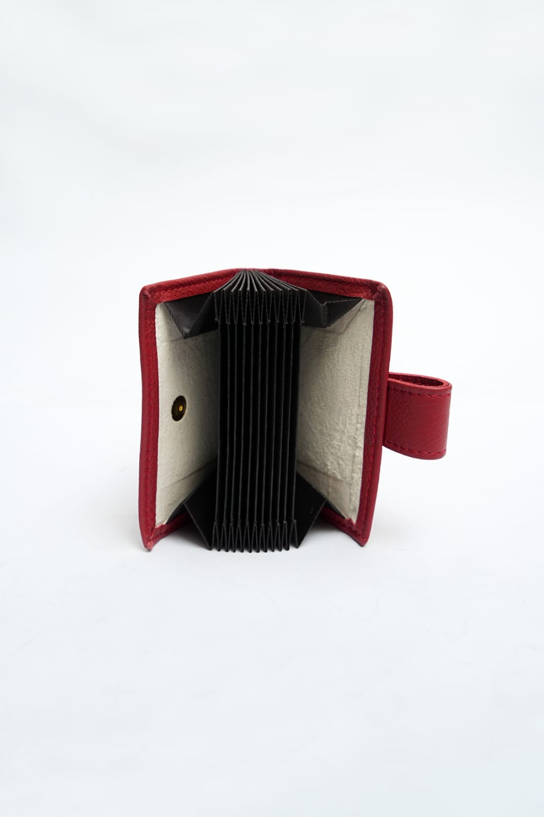 Sj Leather Shortest card holder ever with 8 to 10 cards slot in mild leather