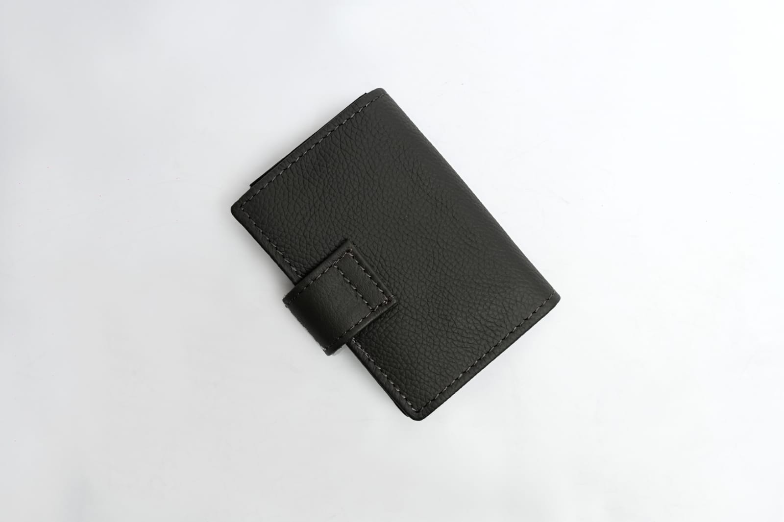 Sj Leather Shortest card holder ever with 8 to 10 cards slot in mild leather