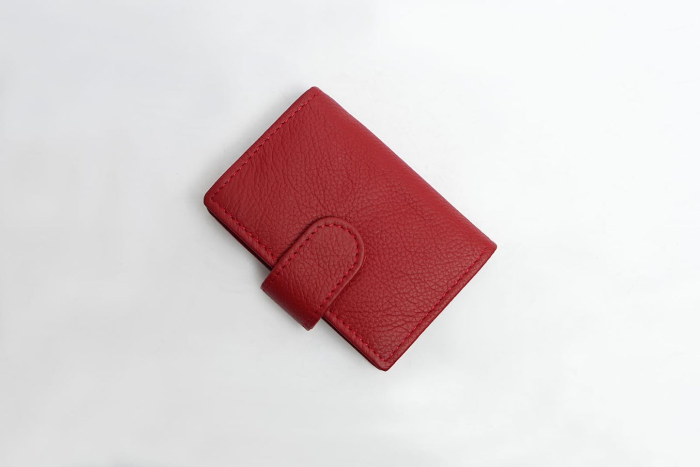 Sj Leather Shortest card holder ever with 8 to 10 cards slot in mild leather