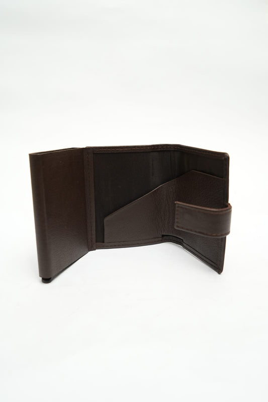 Sj Leather Metal card Holder