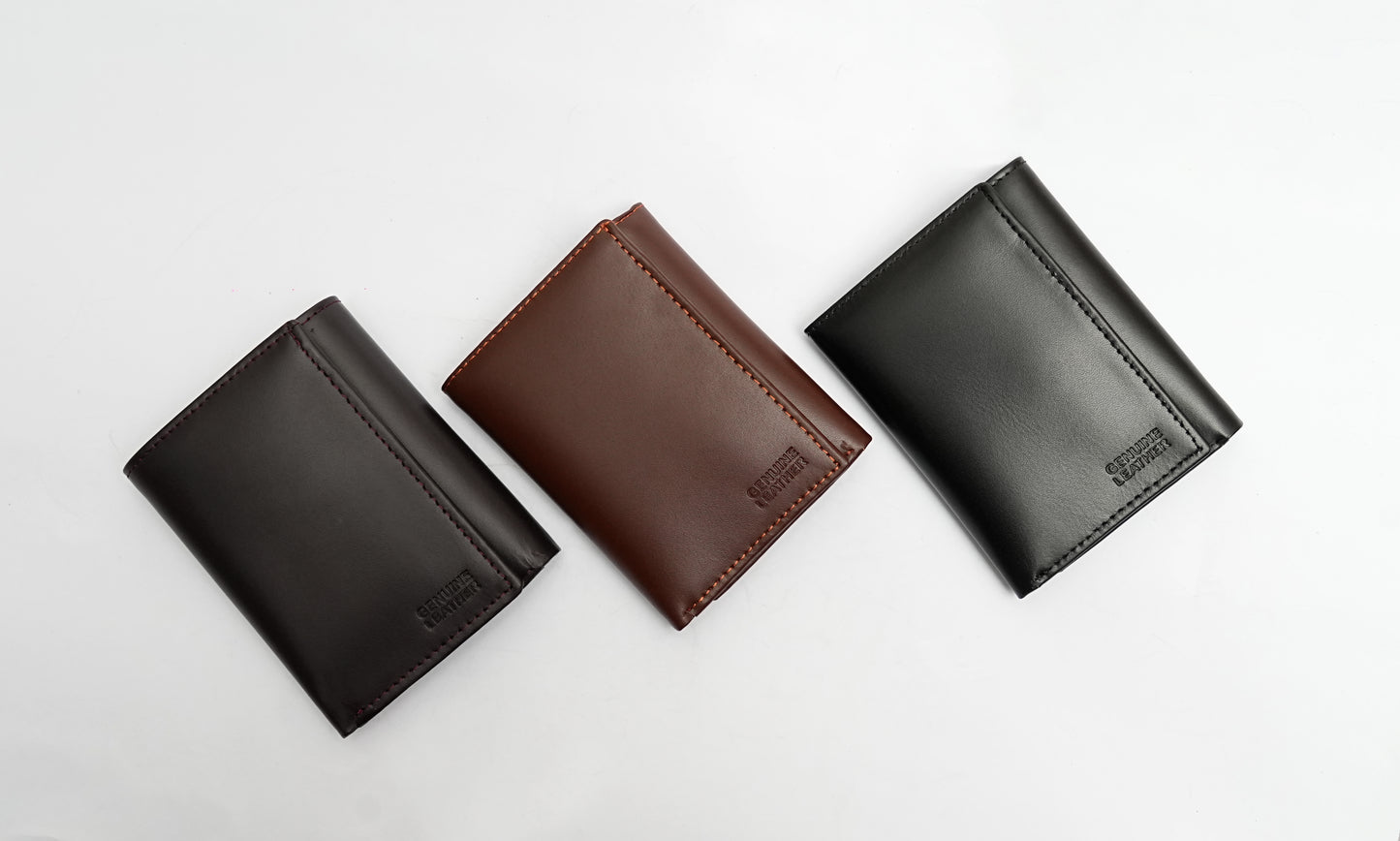  Sj Leather Pocket Wallet