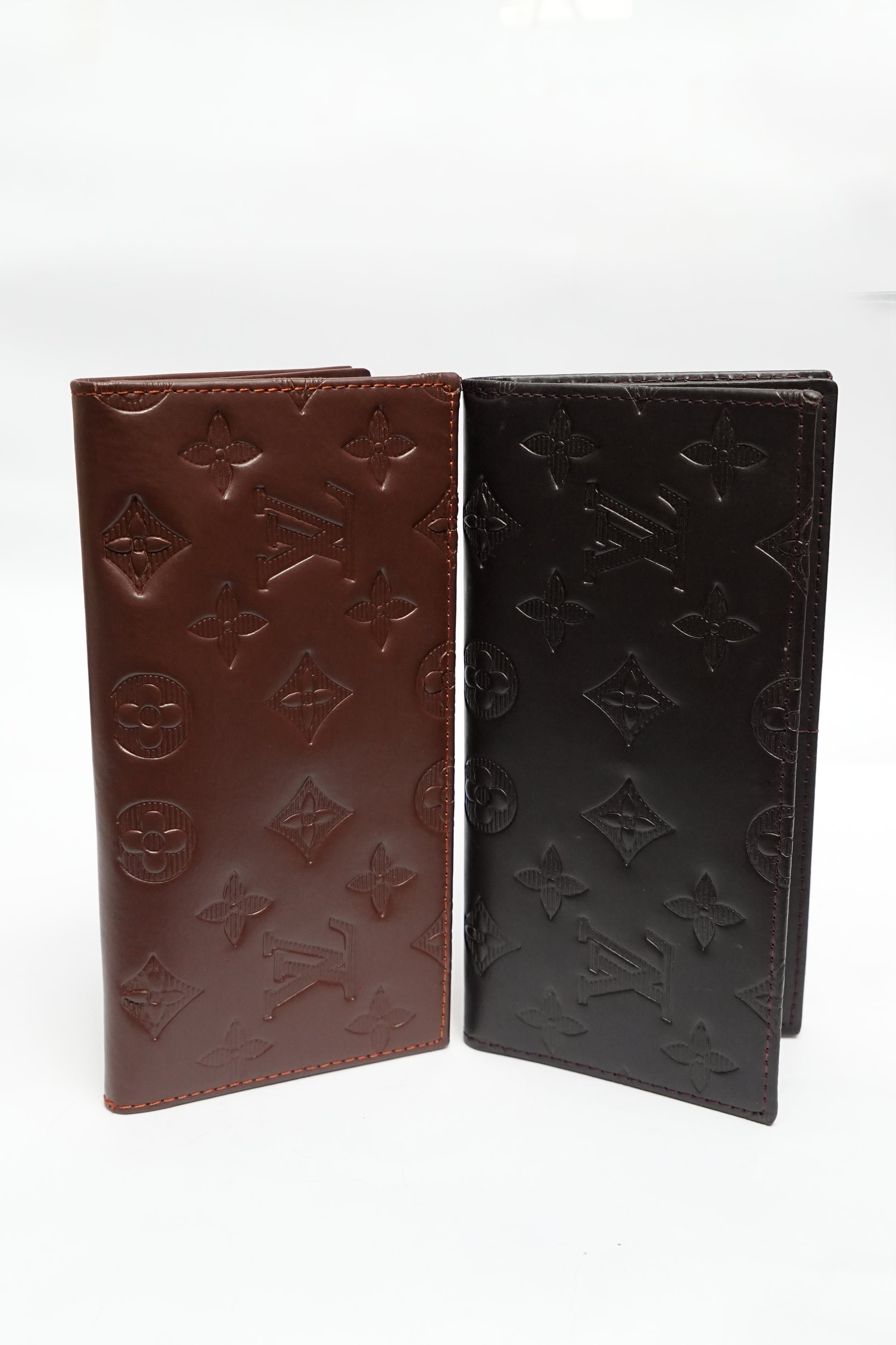  SJ Leather LV long wallets