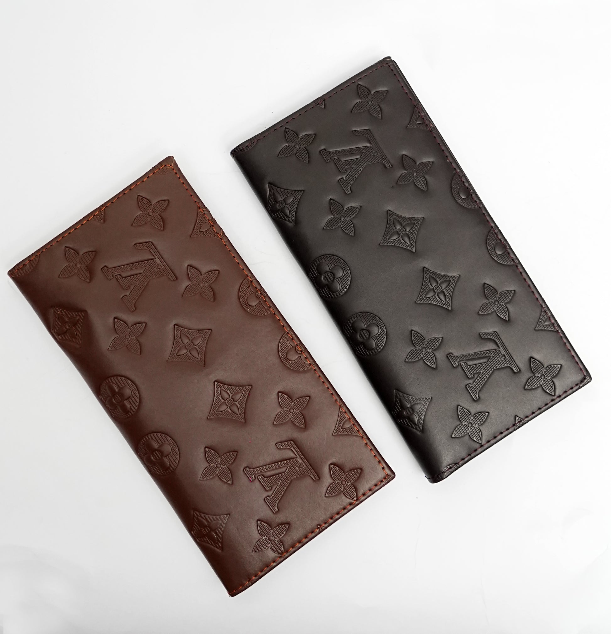  SJ Leather LV long wallets