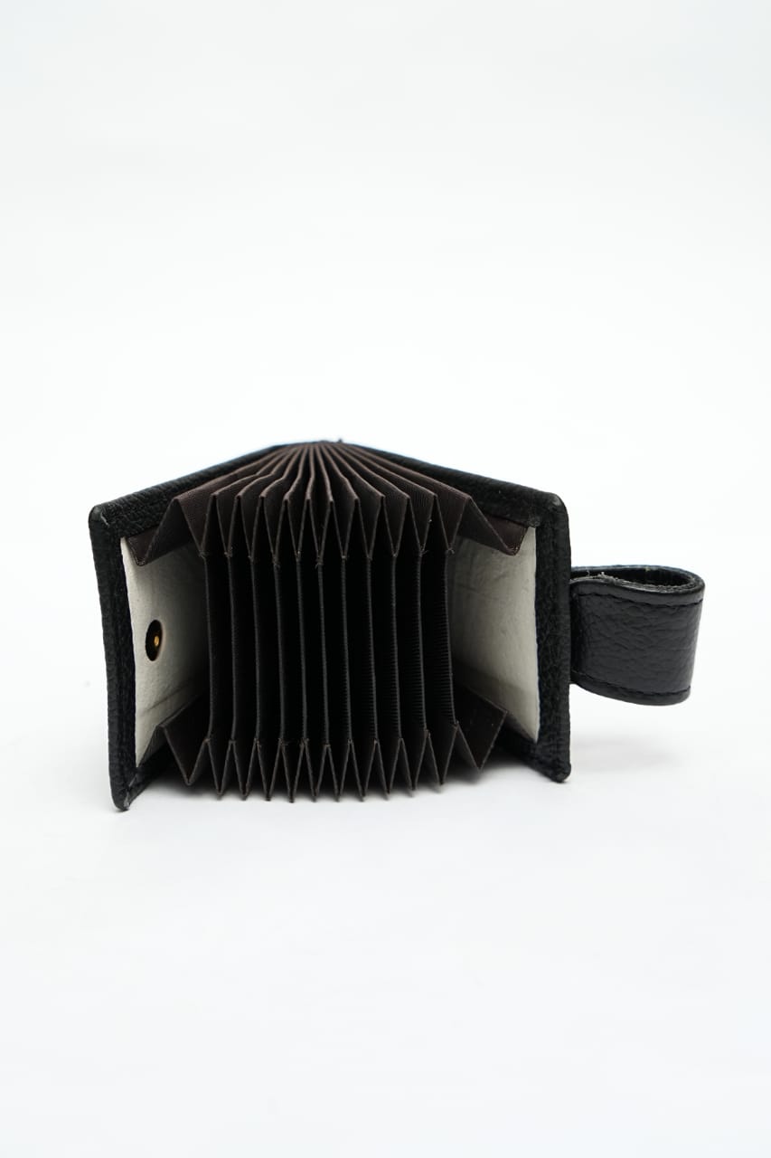  Sj Leather Horizontal card holder in mild leather